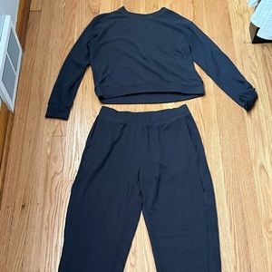 Fashion nova charcoal gray loungewear set